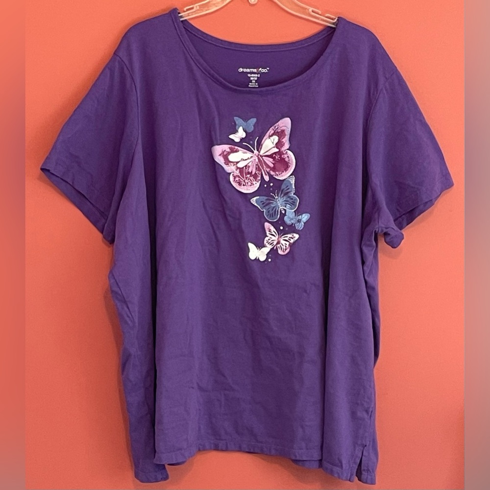 Women's 2-piece tee & shorts PJs. NWOT